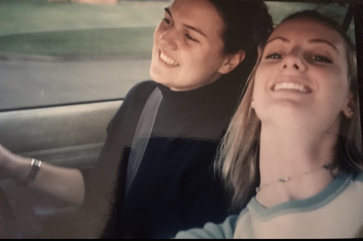 Driving with SW, on P plates in 1998!