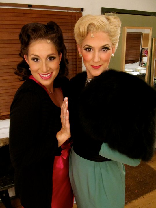 With Janette Zilioli back stage at "The Opera Show" in Kilworth, England