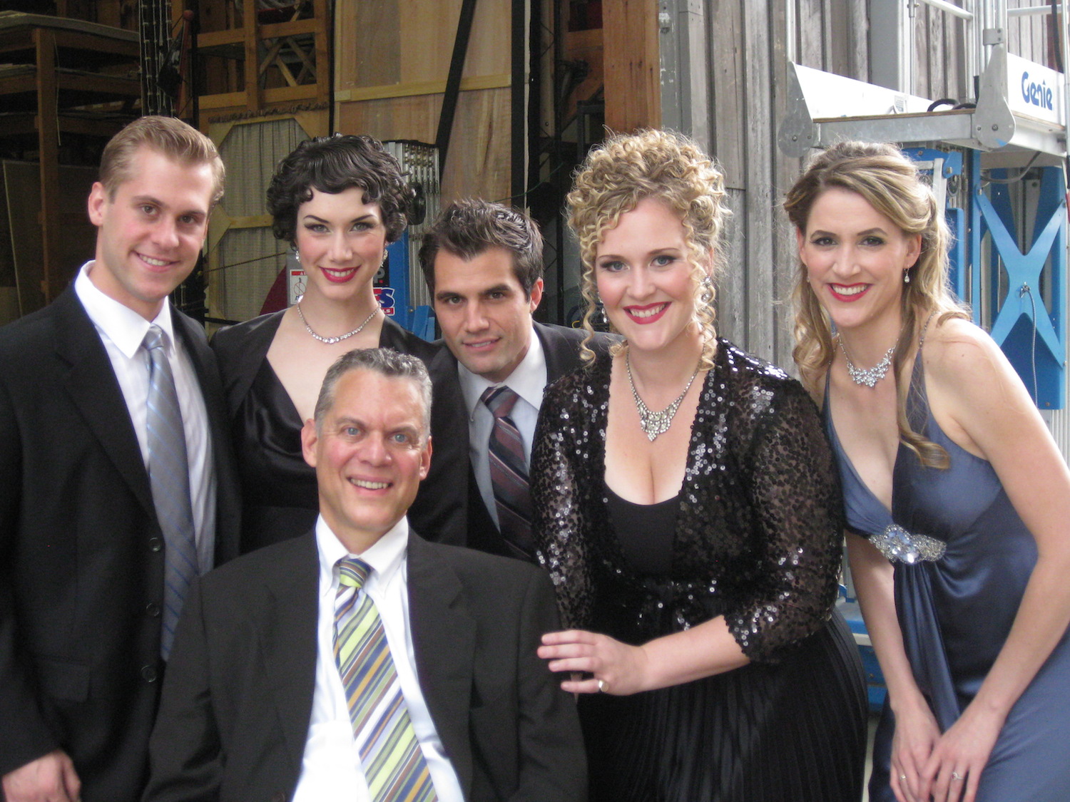 The cast of "We Open in Paris" at Glimmerglass Opera