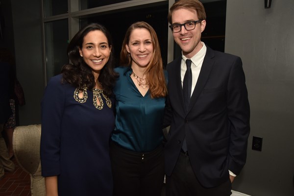 With friends at an Opera Philadelphia post-performance Vivace event