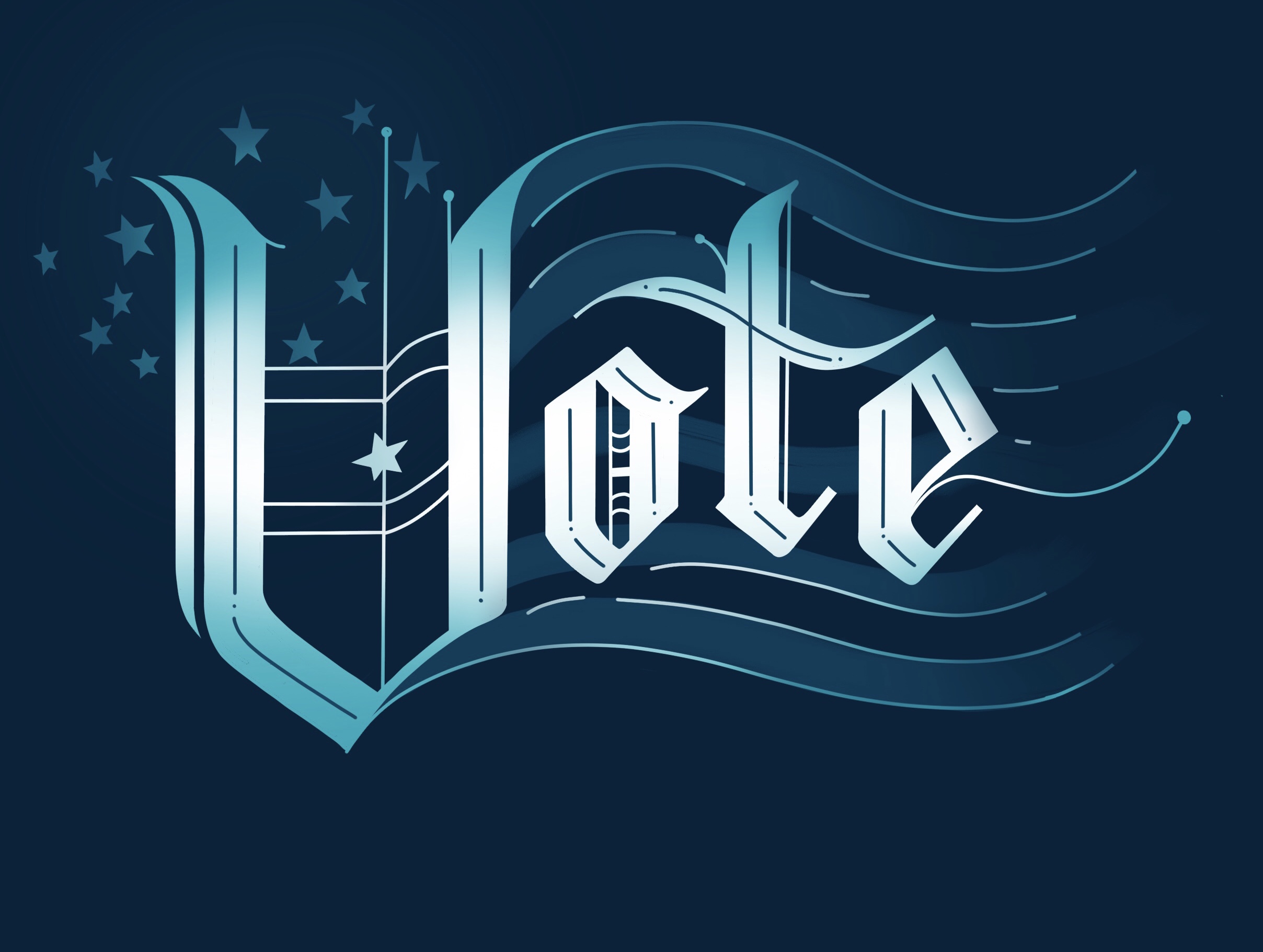 Vote Fraktur Style