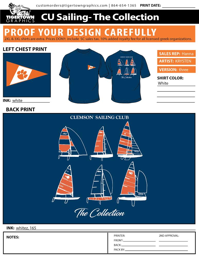 Store — Clemson University Sailing Club
