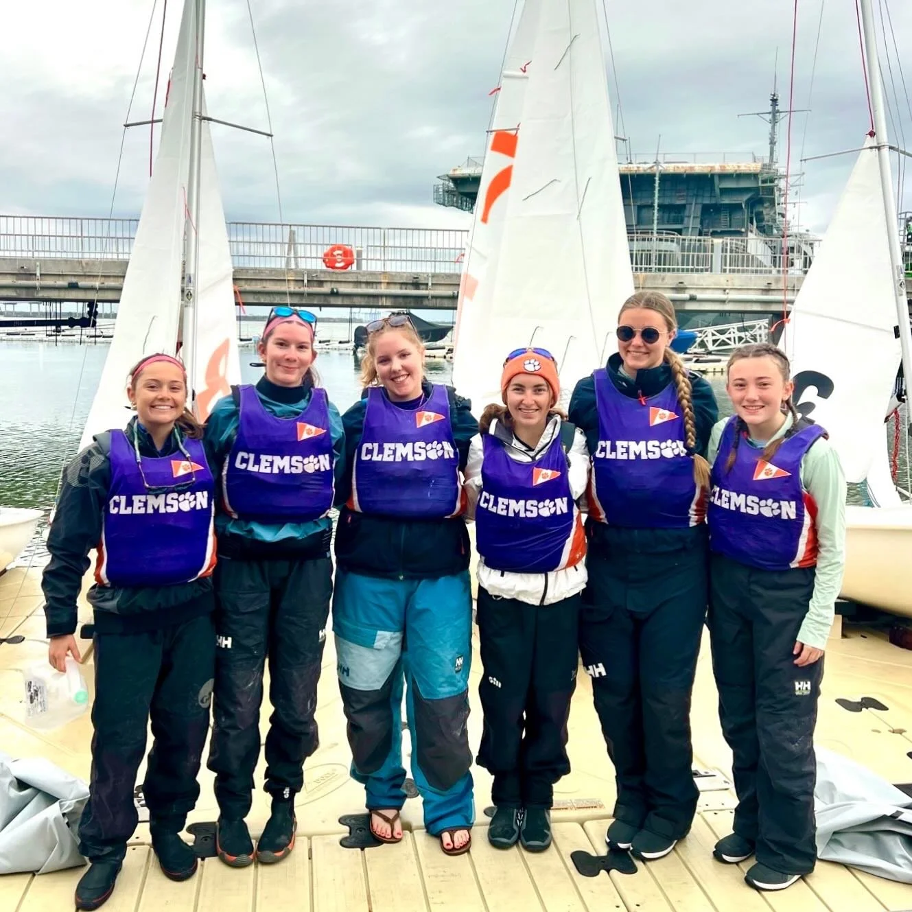 This past weekend, we kicked off the start of the 2026 spring season in Charleston with the SAISA Women&rsquo;s Top 6 Invite Fleet Race! The tigers placed 5th in a competitive fleet. On Sunday, Clemson sailed our first-ever women&rsquo;s team race re