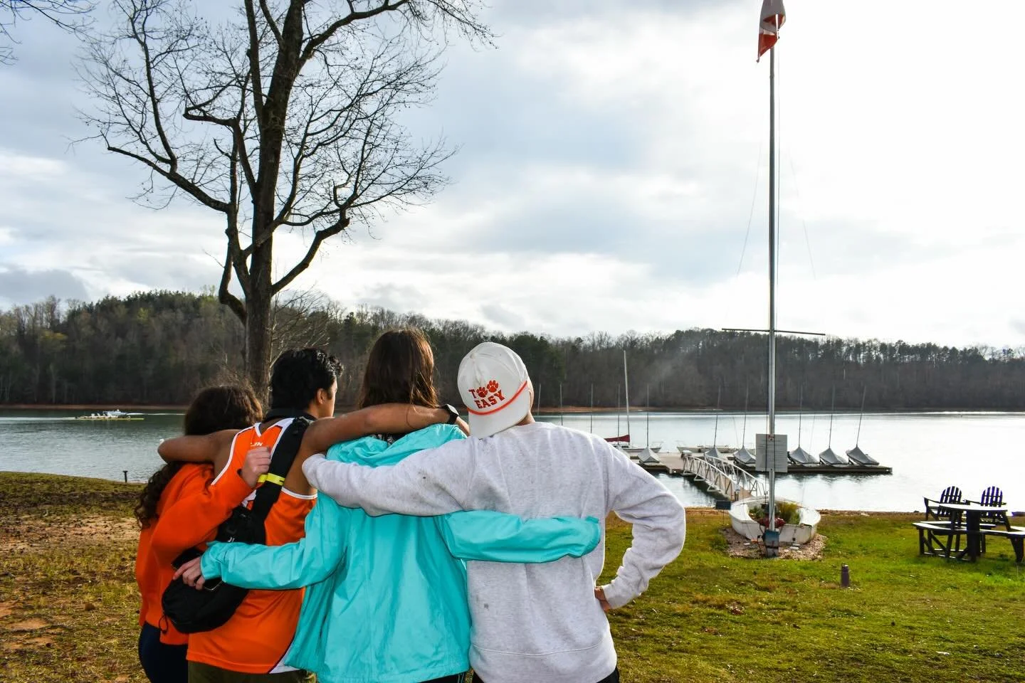We had the best time hosting @clemsonlife for a day at the docks! We were able to enjoy time out on the boats, games outside, and of course, a famous clemson sailing burger! Even with some rain, we all had the best time! We&rsquo;re already looking f
