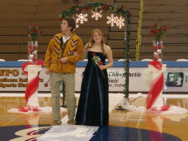 This was me dressed to impress at homecoming 2010. *Photo courtesy of Mallory Pleiss (now Murphy!)