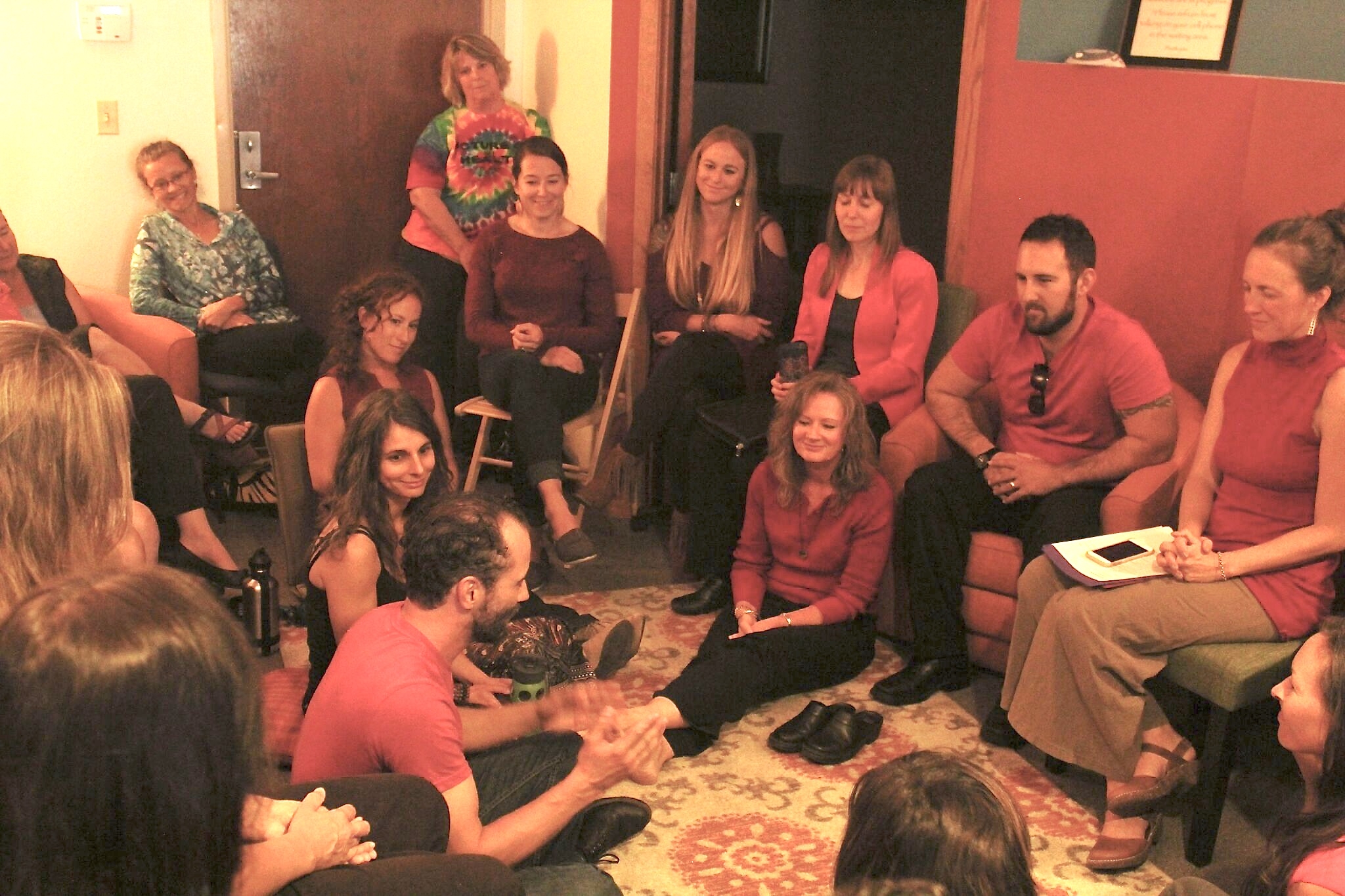 Hubbies gathering before public event...