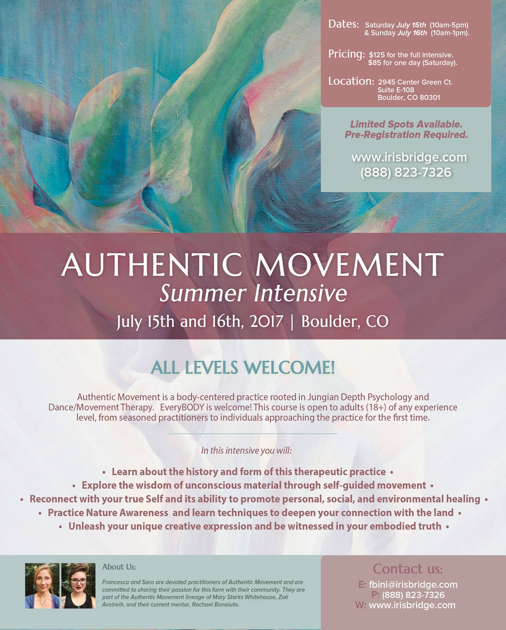 Authentic Movement - Summer Intensive
