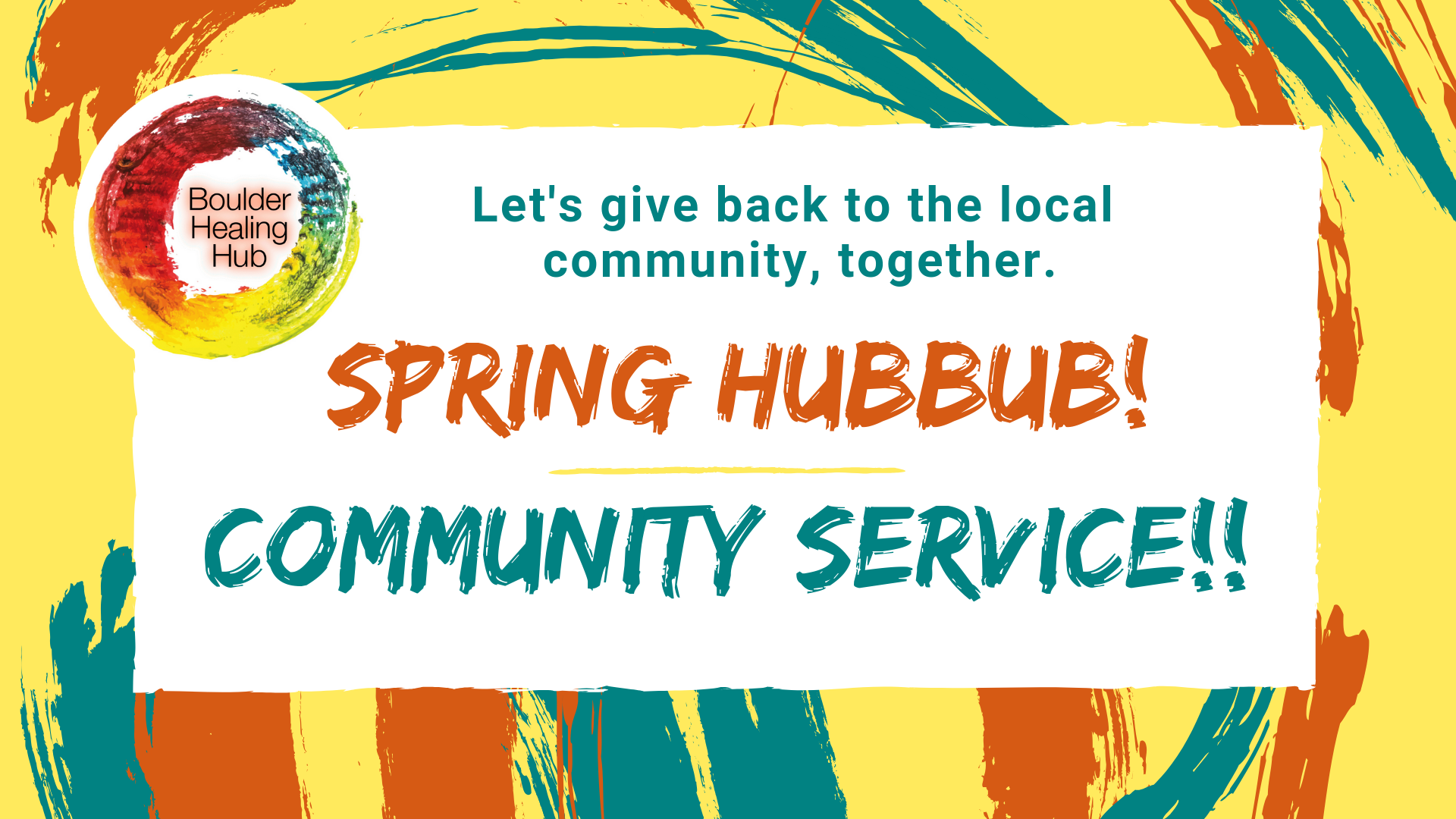 Spring Hubbub Community Service &amp; Lunch! - for Hub Members