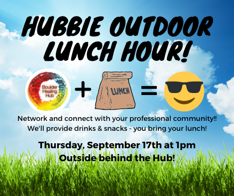HUBBIE OUTDOOR LUNCH HOUR! - For members only