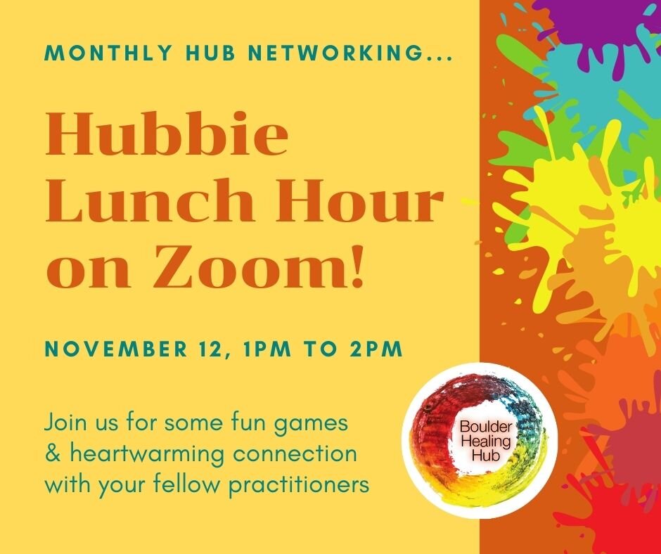 Hubbie Lunch Hour on Zoom! - For members only
