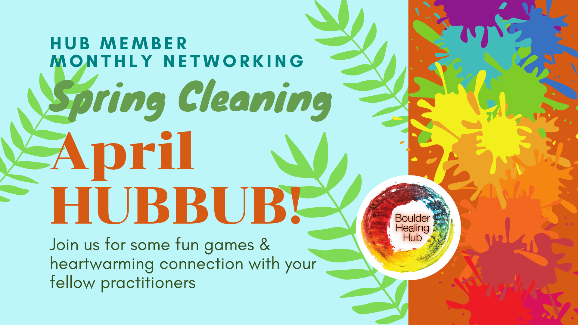 Monthly HUBBUB: Hub Member Networking! (members only)