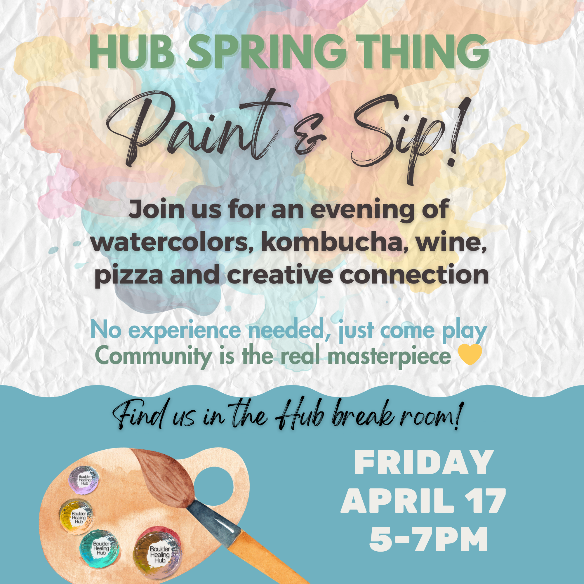 Spring Thing - Paint &amp; Sip! 🌸🎨 (Members only)