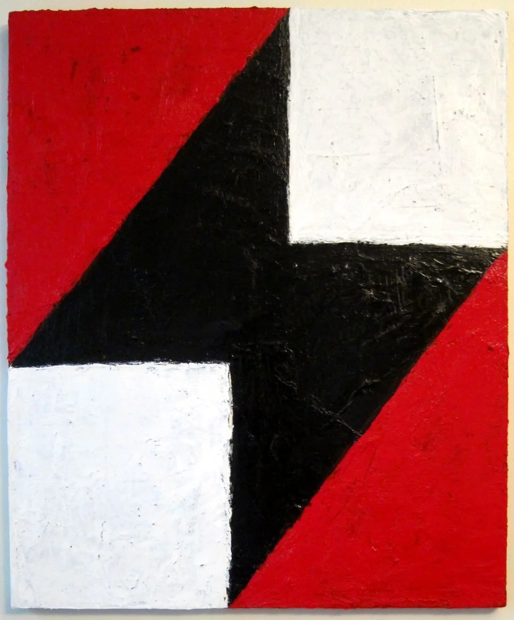  Spatial Analysis #12, 2015, acrylic and paper on canvas, 24" x 20" 