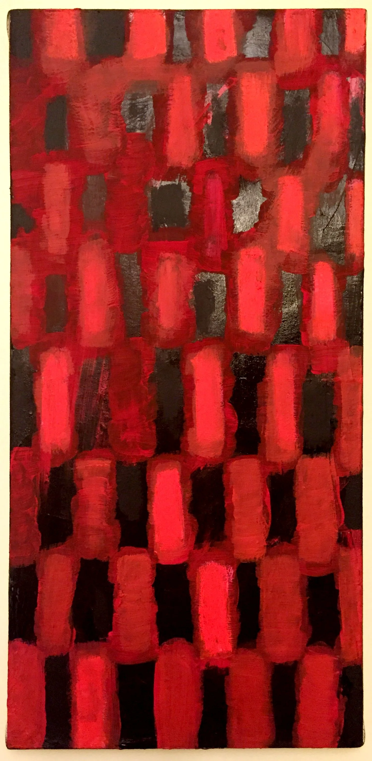Untitled, 2016, acrylic on canvas, 25" x 12"