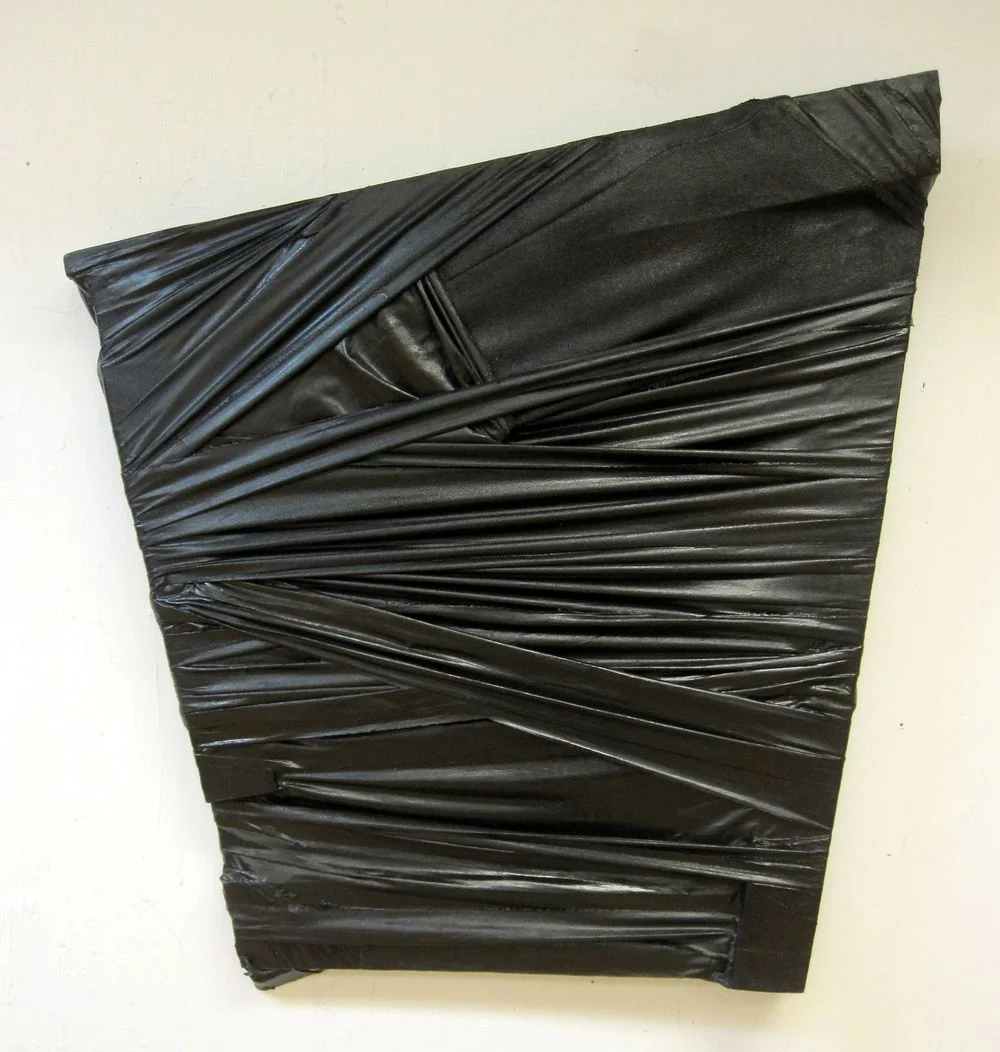 Bound Structure 2, 2013, acrylic on fabric over wooden frame, 31" x 29"