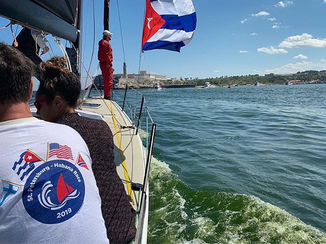 It was a privilege to sail aboard #FreshPineapple... and into #Havana #harbor!... in the Chorrera Fortress Regatta a couple of weeks ago. #sailfast