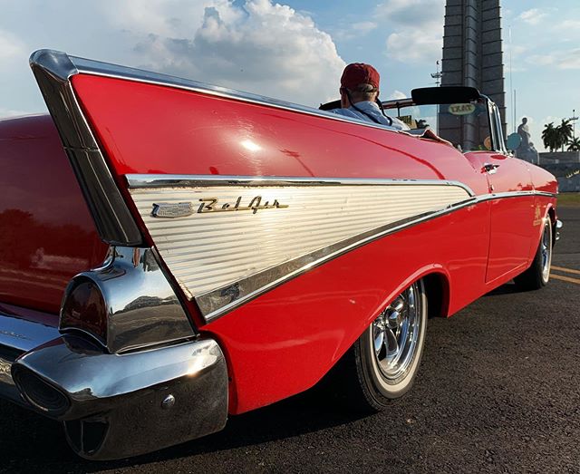 Old car? Young horse? Whatever your fancy, come take a ride! #cuba#classiccar#chevy#belair#horse#havana#vi&ntilde;ales#travel