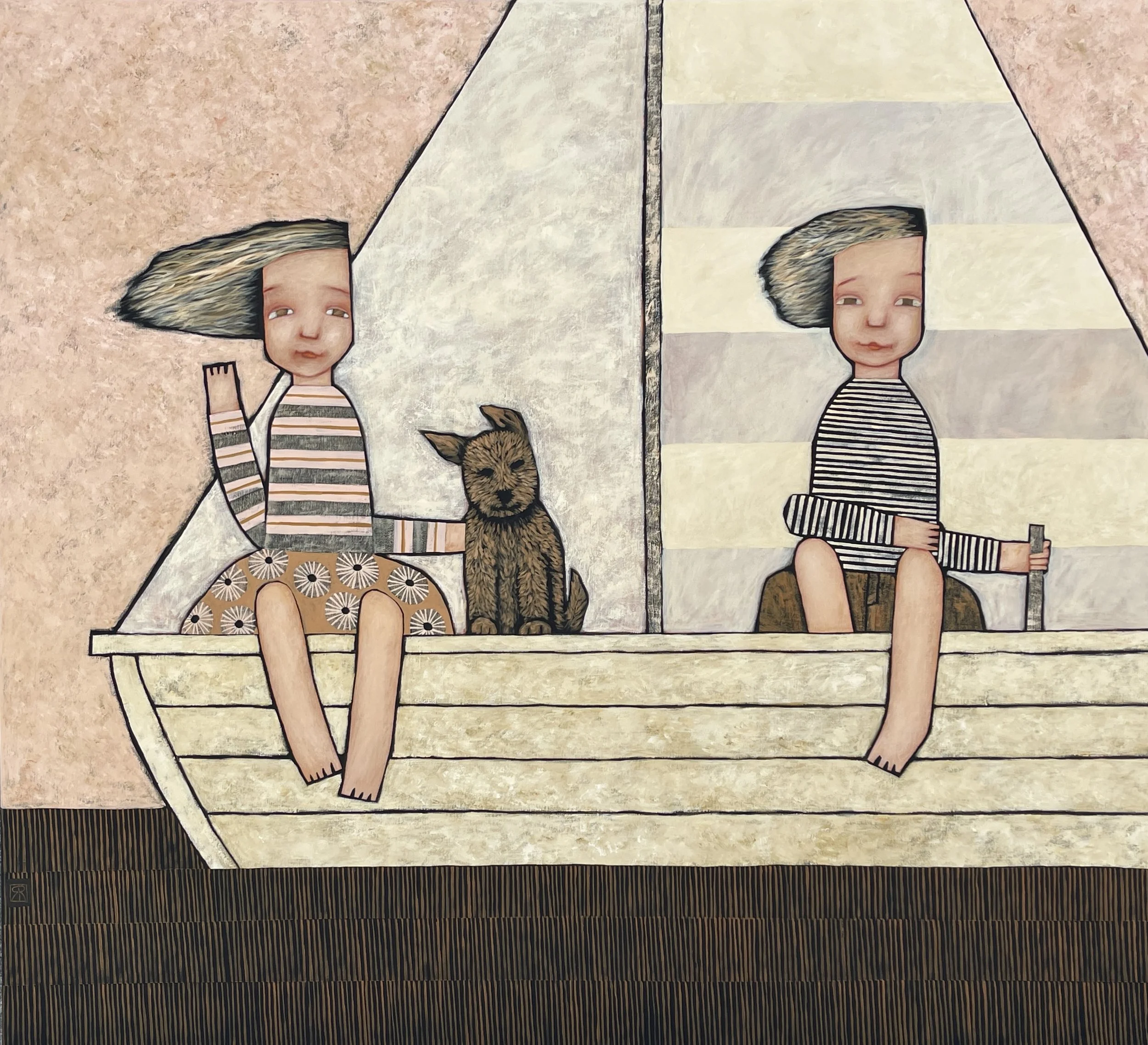 A2603 FAIR WINDS AND FOLLOWING SEAS  120X132 $6400.JPG