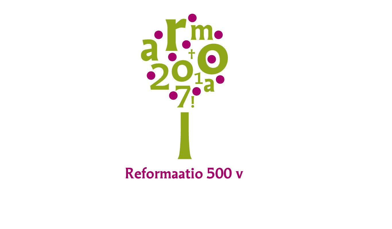 Reformaation ja Martti Lutherin 500-vuotisjuhlavuoden logo.