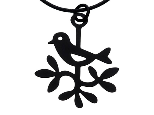 Bird-tree necklace