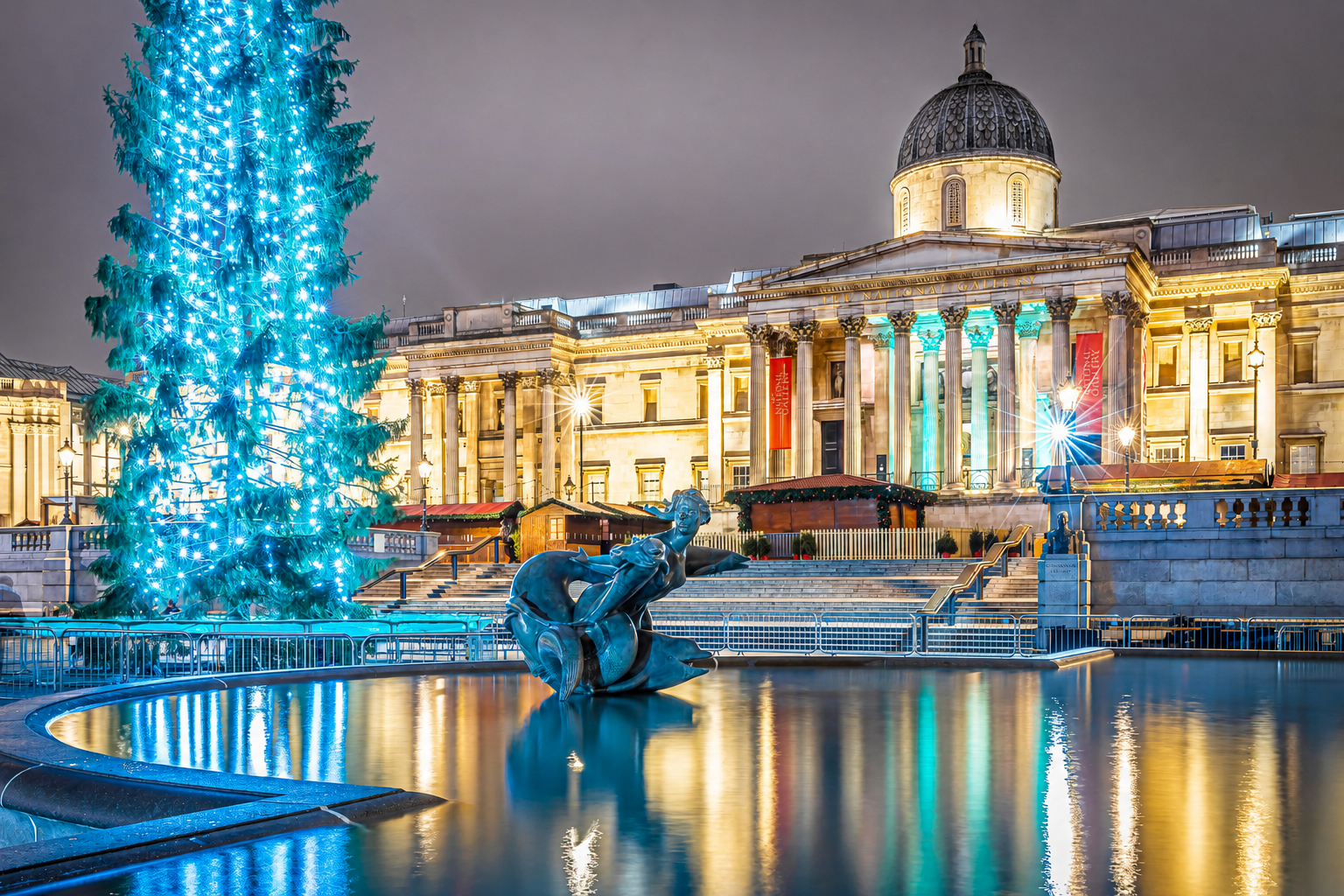 Trafalgar Square at Christmas – London WC2