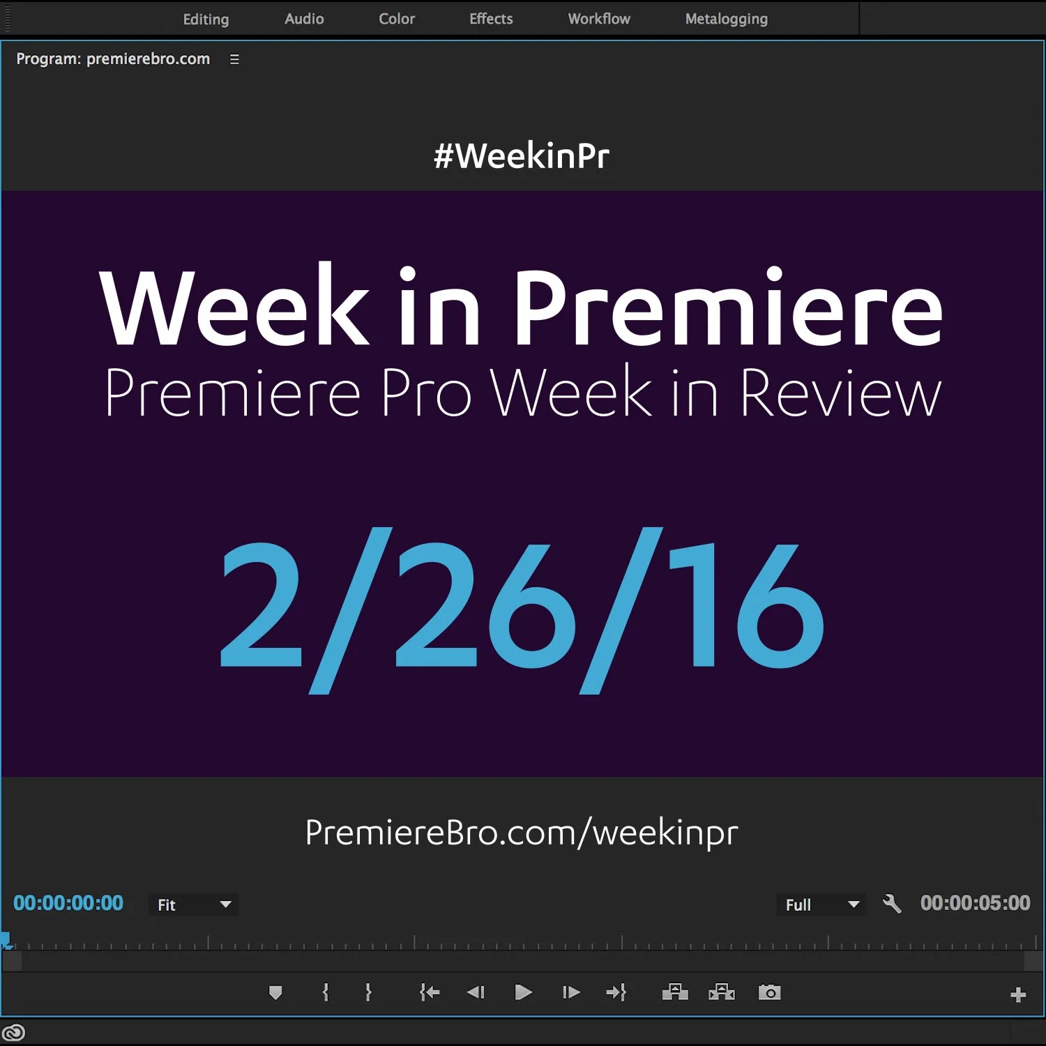 Week in Premiere 2/26/16