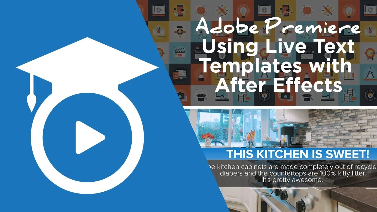 How To Use the NEW After Effects Live Text Templates Inside of Premiere CC 2015
