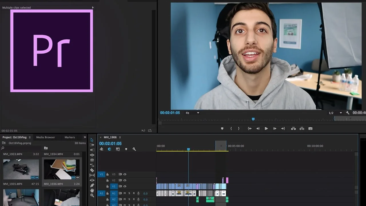 Justin Odisho: How to Edit a Vlog in Adobe Premiere Pro CC