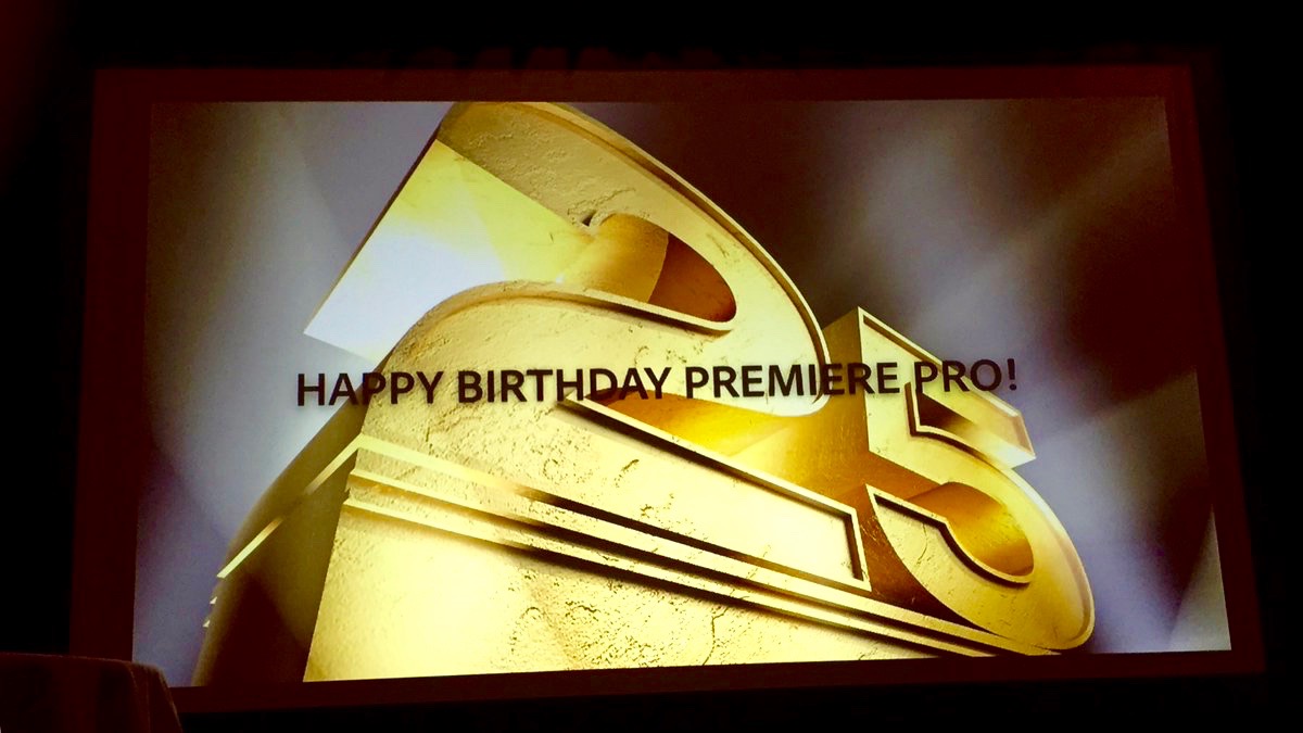 The 25th anniversary of Adobe Premiere Pro. Photo by Sean Schools.