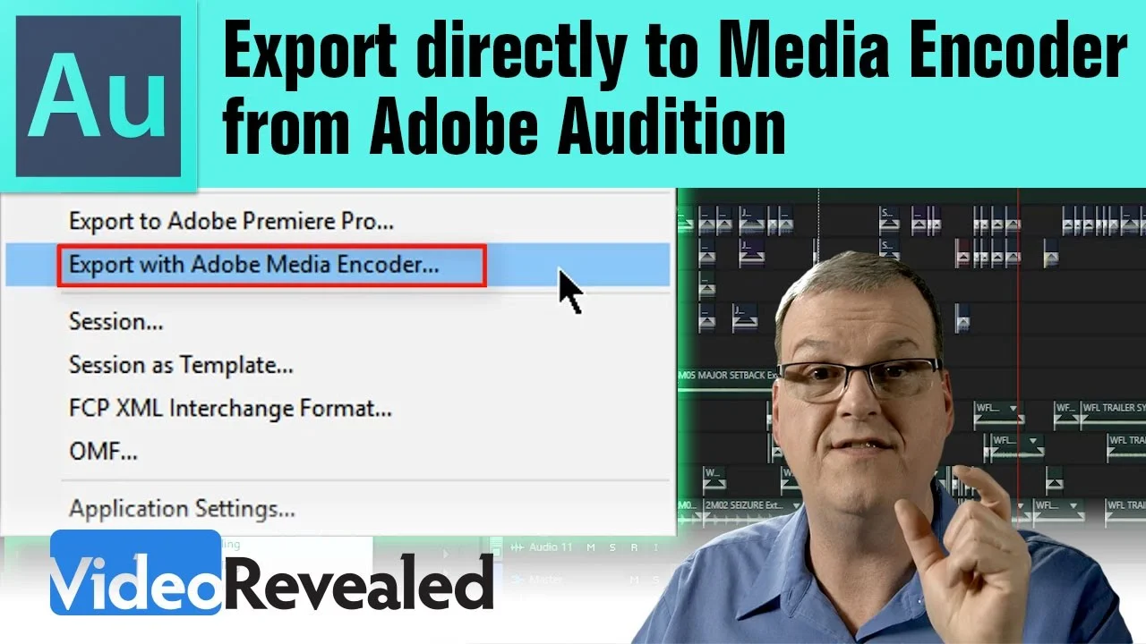 VideoRevealed: Export directly to Adobe Media Encoder from Adobe Audition