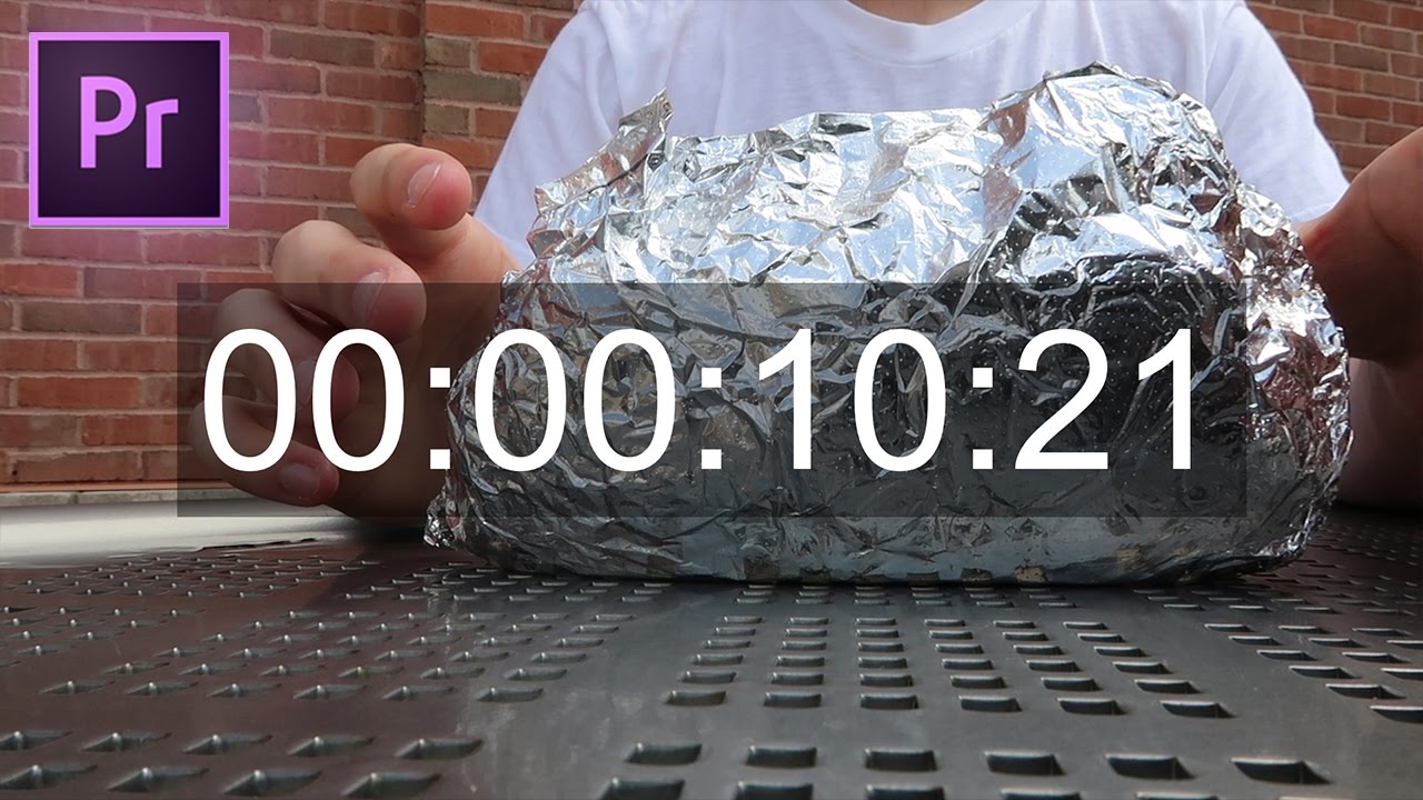 Justin Odisho: How to Add a Timecode Stamp or Timer to your Footage in Premiere Pro