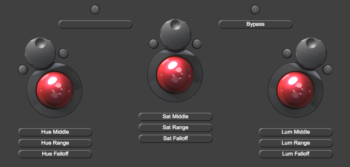 My personal Alternate mapping in the Lumetri - HSL Secondary mode.