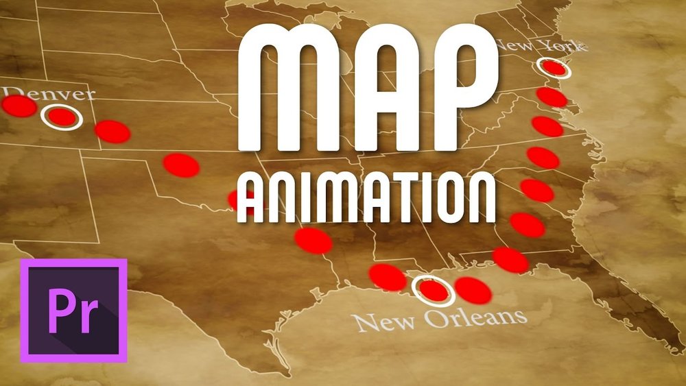 Orange83: Draw an Animated Travel Line on Map in Premiere Pro — Premiere Bro
