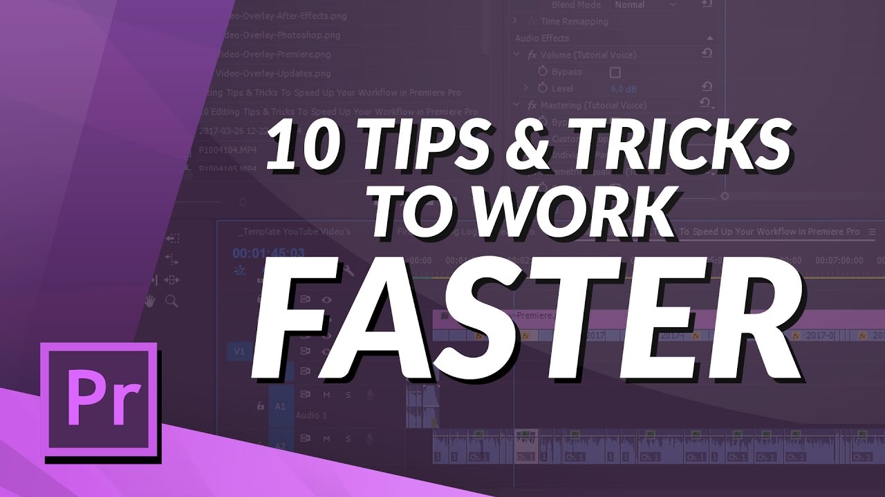Ignace Aleya: 10 Editing Tips & Tricks To Speed Up Your Workflow in Premiere Pro