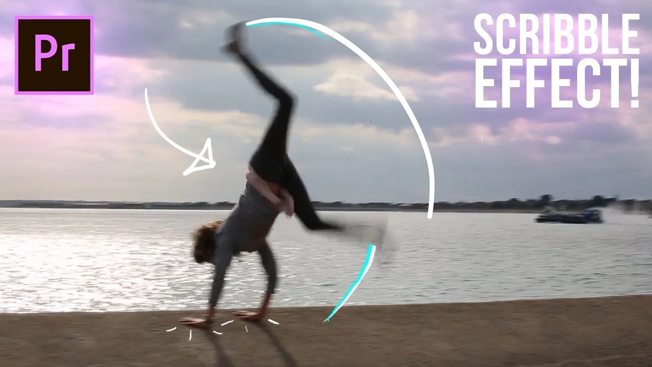 Justin Odisho: How to Scribble Animation Write-On Line Effects in Adobe Premiere Pro (No After Effects)