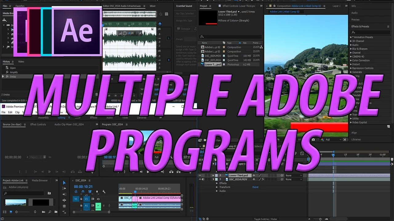 AdobeMasters: How to Link Multiple Adobe Programs Together