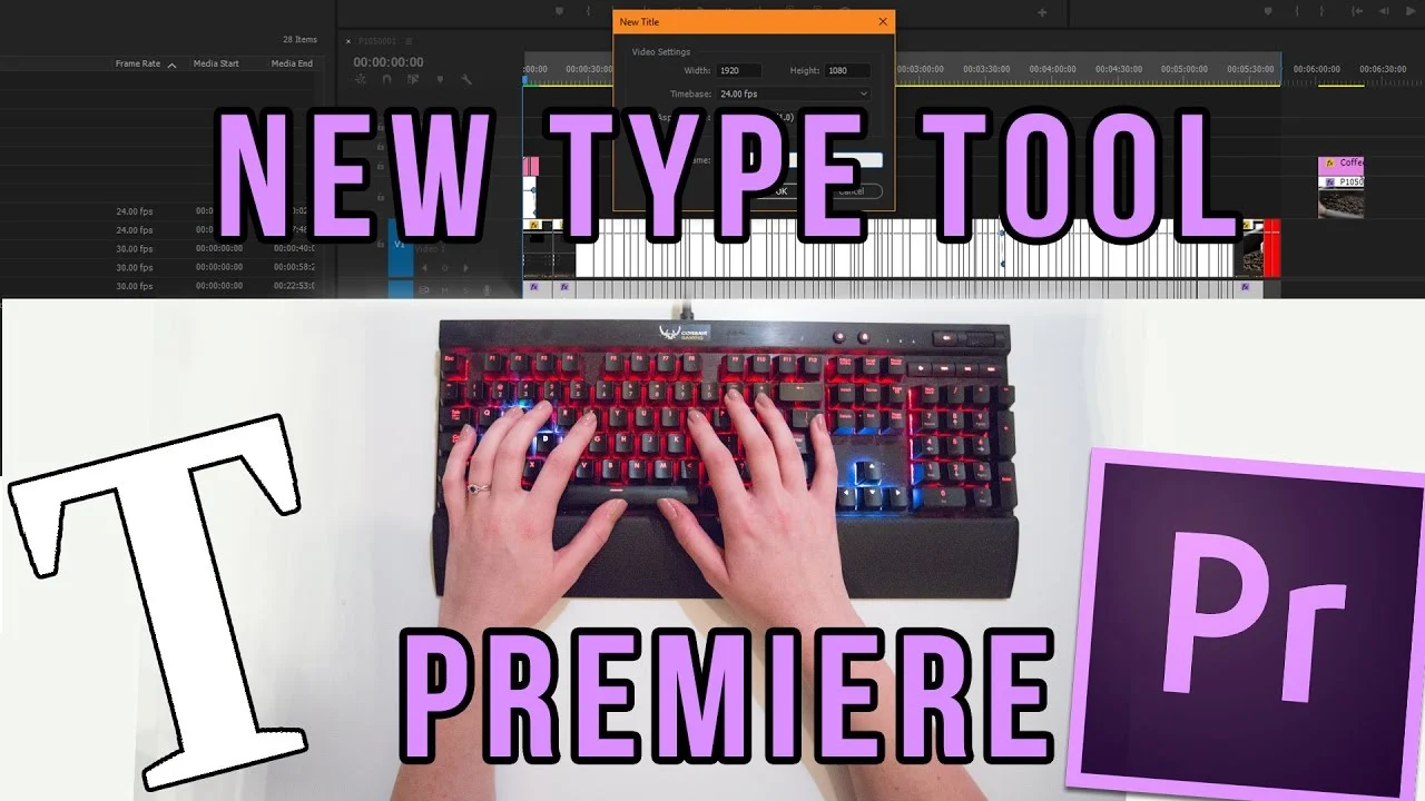 Jordan Dueck Add Text In Premiere Pro Cc 2017 New Update Premiere Bro With earlier versions of adobe premiere, you can add text using titles. add text in premiere pro cc 2017 new