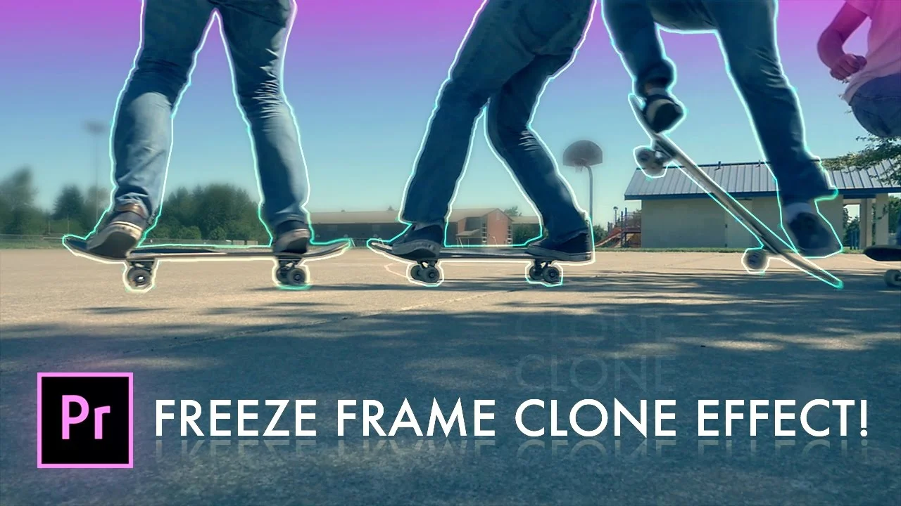 Justin Odisho: How to Freeze Frame Clone Trail Effect in Adobe Premiere Pro