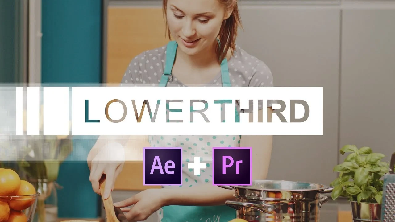 tutvid: Create a Lower Third in After Effects & Use it in Premiere Pro with Live Text Templates