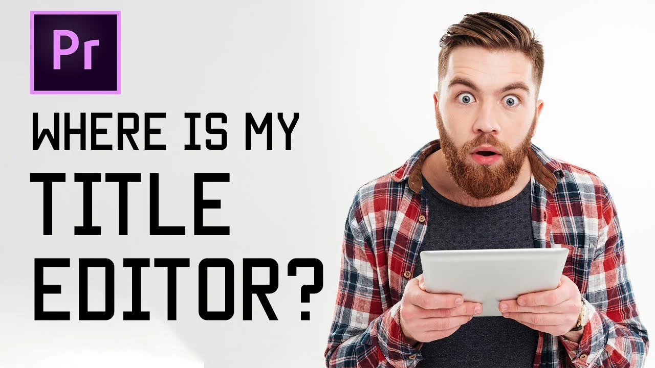 Orange83: Where is My Title or Text Editor?!? FAQ for Adobe Premiere Pro