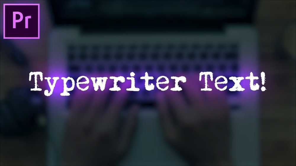 Justin Odisho: Typewriter Text Effect Animation in Premiere Pro — Premiere Bro Justin Odisho: Typewriter Text Effect Animation in Premiere Pro — Premiere Bro