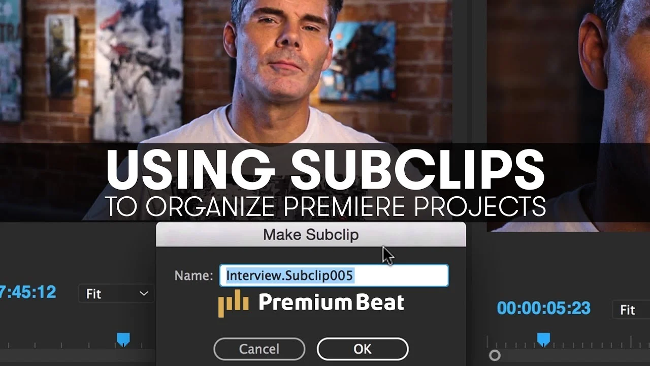 Premiumbeat: Organize Your Interviews Using Subclips in Premiere Pro