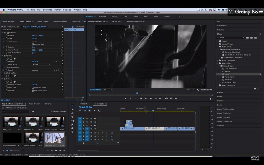 Justin Odisho 5 Music Video Editing Effects In Adobe