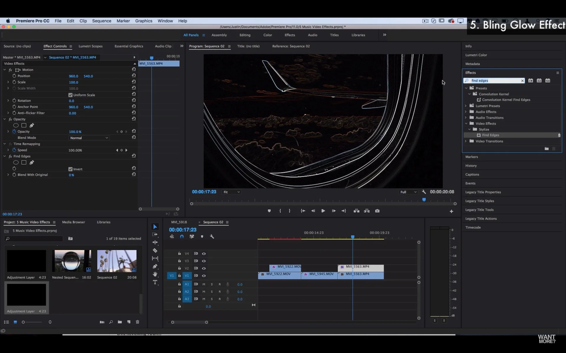 Justin Odisho 5 Music Video Editing Effects in Adobe Premiere Pro