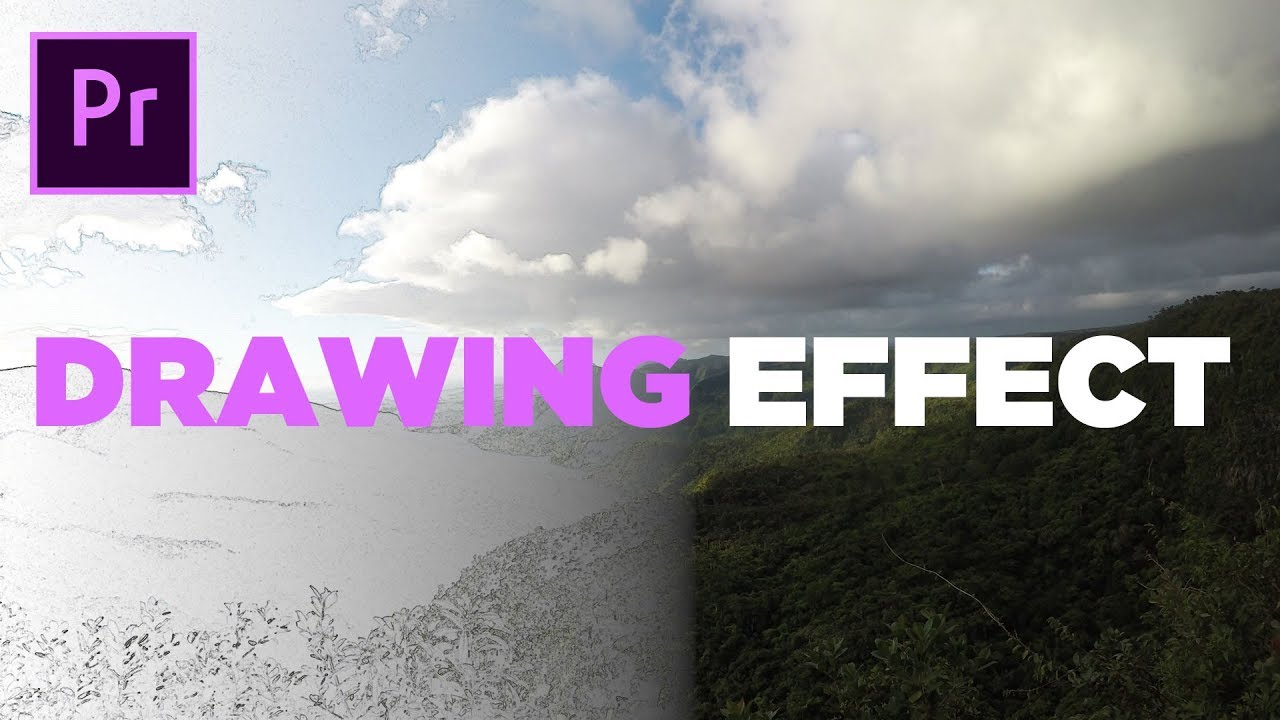How To Create Pencil Sketch drawing Effect In Premiere Pro CC  Tutorial   YouTube
