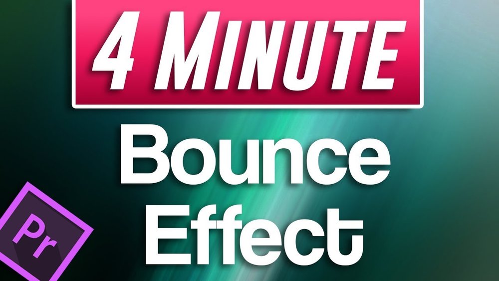 Adobe in a Minute: How to Make an Animated Bouncing Effect for Images and  Text in Premiere Pro — Premiere Bro