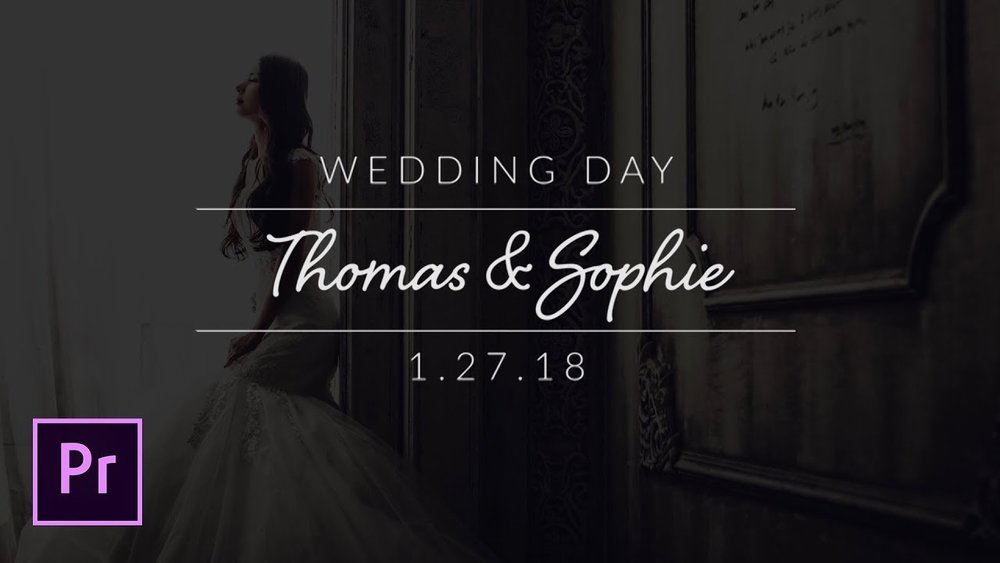 SonduckFilm: Create Minimal Wedding Titles in Adobe Premiere Pro — Premiere  Bro