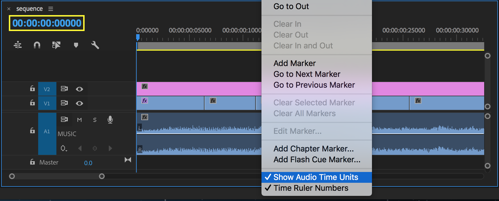 Show Audio Time Units to make sub-frame edits