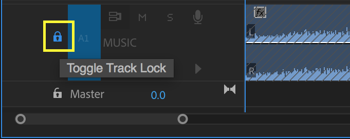 Lock tracks to prevent acciedntal changes