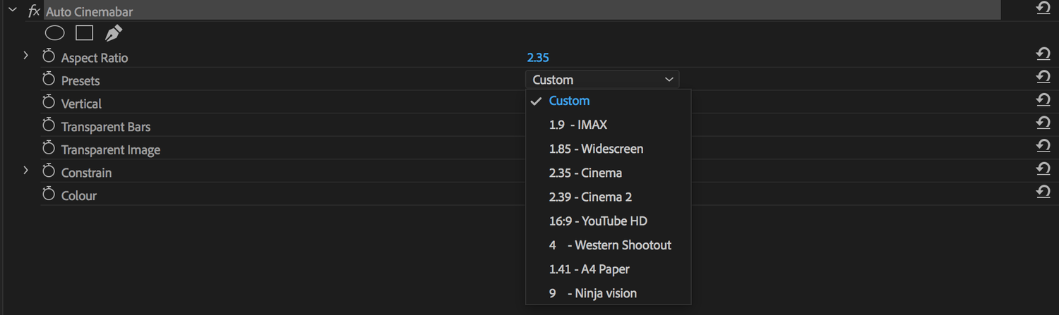 Free Black Bar Plugin And Templates For Premiere Pro